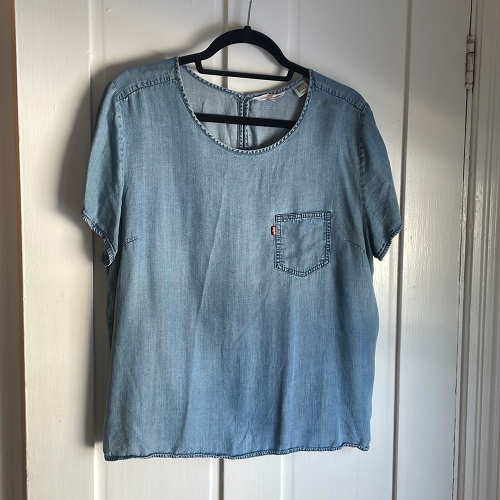 Levi’s Denim Boxy Top XL